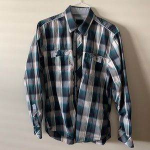 7 diamonds, Large, men’s causal button up